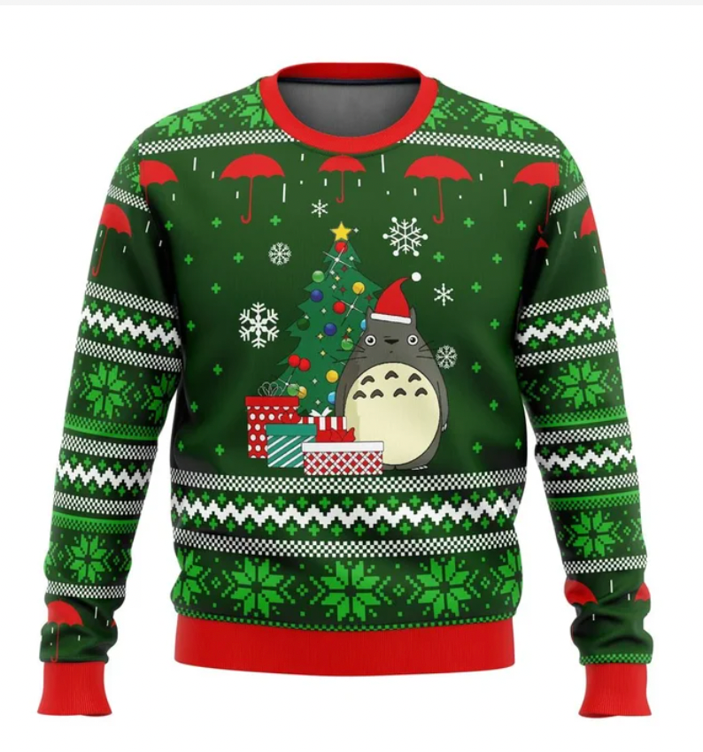 Studio ghibli christmas sweater sale