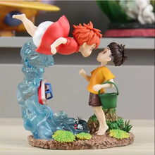 Load image into Gallery viewer, Studio Ghibli Ponyo and Sosuke Statue