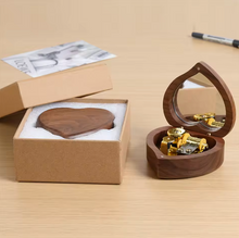 Load image into Gallery viewer, Heart-Shaped Wooden Music Box