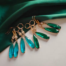 Load image into Gallery viewer, Howl's Tourmaline Crystal Earrings