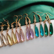 Load image into Gallery viewer, Howl&#39;s Tourmaline Crystal Earrings
