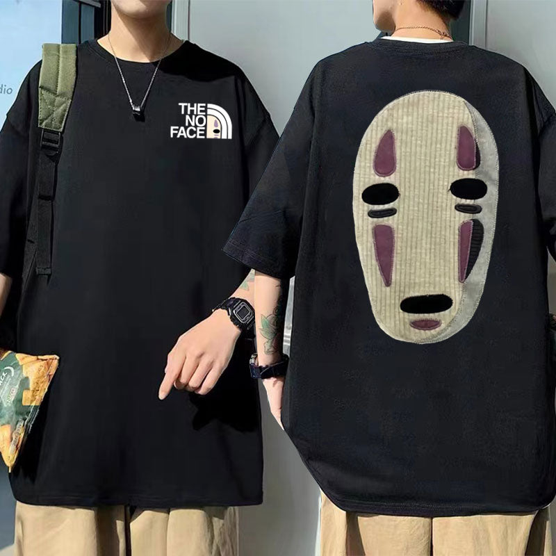 No Face Man 90s Oversized T shirt Studio Ghibli Premium Store