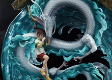 Load image into Gallery viewer, Spirited Away Haku and Chihiro Resin Statue