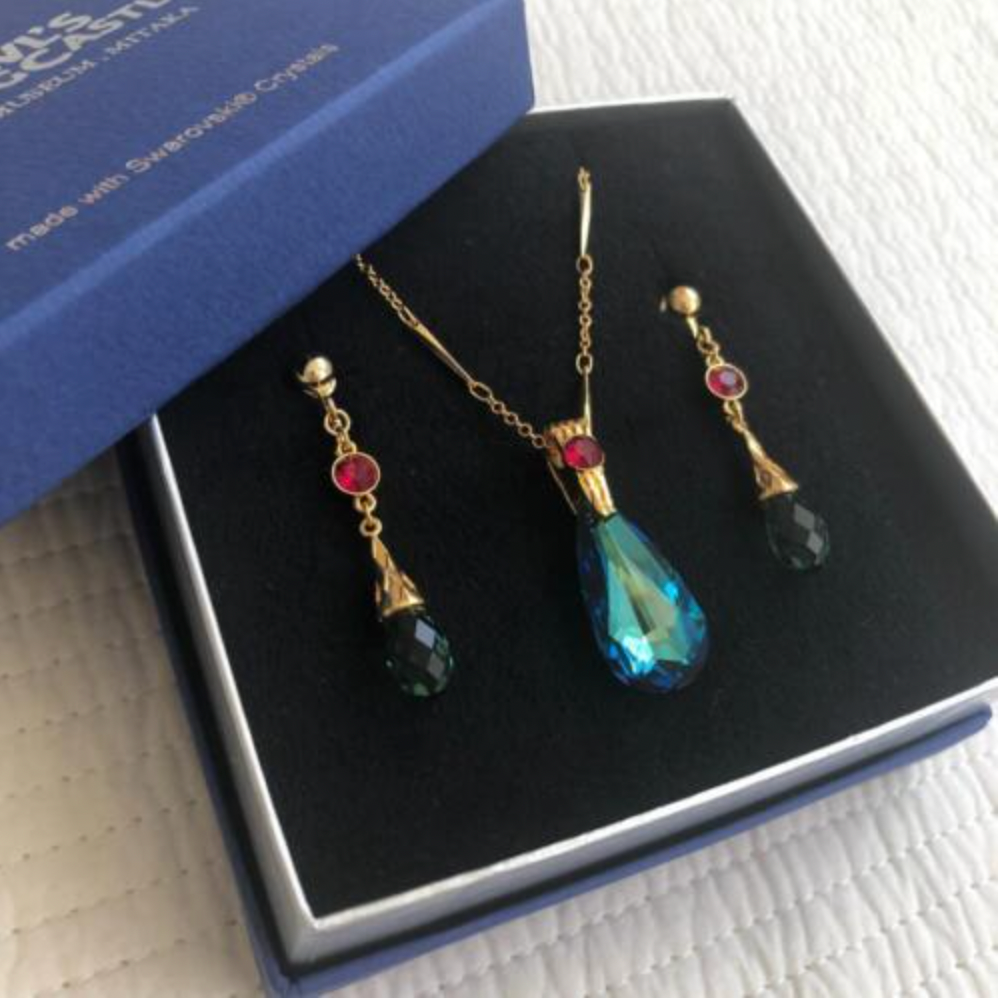 Howl's Moving Castle Swarovski Jewellery Set (Limited Edition Howl's Moving Castle Swarovski Jewellery Set (Limited Edition