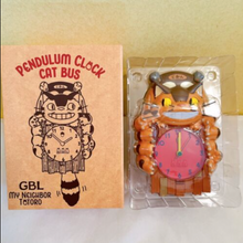 Load image into Gallery viewer, My Neighbour Totoro Catbus Pendulum Clock