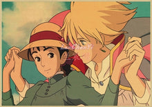 Load image into Gallery viewer, Howl's Moving Castle Vintage Posters