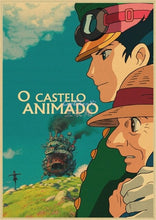 Load image into Gallery viewer, Howl's Moving Castle Vintage Posters