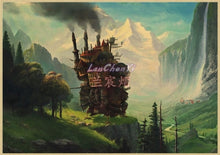 Load image into Gallery viewer, Howl's Moving Castle Vintage Posters