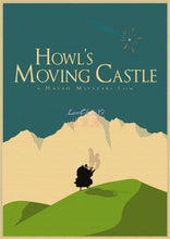 Load image into Gallery viewer, Howl's Moving Castle Vintage Posters