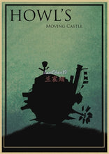 Load image into Gallery viewer, Howl's Moving Castle Vintage Posters