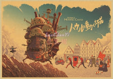 Load image into Gallery viewer, Howl's Moving Castle Vintage Posters