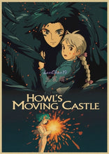 Load image into Gallery viewer, Howl's Moving Castle Vintage Posters