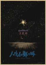 Load image into Gallery viewer, Howl's Moving Castle Vintage Posters