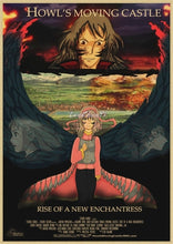 Load image into Gallery viewer, Howl's Moving Castle Vintage Posters