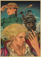 Load image into Gallery viewer, Howl's Moving Castle Vintage Posters