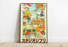 Load image into Gallery viewer, Studio Ghibli Canvas Wall Posters