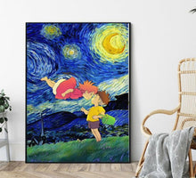 Load image into Gallery viewer, Studio Ghibli Canvas Wall Posters