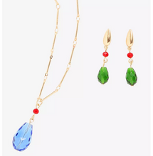 Load image into Gallery viewer, Howl&#39;s Moving Castle Necklace &amp; Earrings Set

