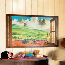 Load image into Gallery viewer, Howls Moving Castle Wall Art/Window Picture

