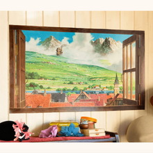 Load image into Gallery viewer, Howls Moving Castle Wall Art/Window Picture
