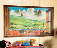Load image into Gallery viewer, Howl's Moving Castle Wall Art Tapestry
