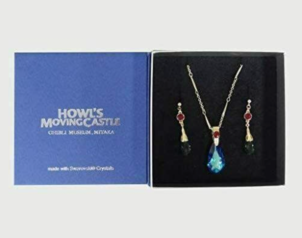 Howl's Moving Castle Swarovski Jewellery Set (Limited Edition Howl's Moving Castle Swarovski Jewellery Set (Limited Edition