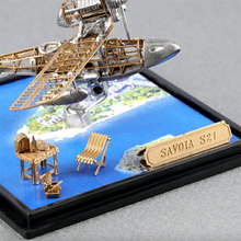 Load image into Gallery viewer, Porco Rosso Savoia S.21 Model Kit
