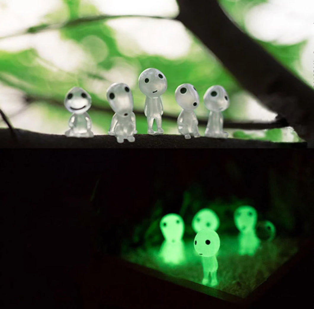 Tree Spirit Mini Action Figures (Glow in Dark)