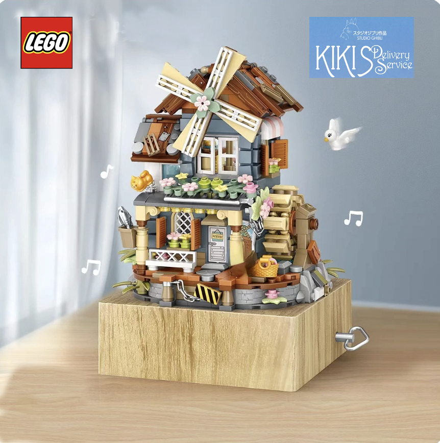 LEGO Kiki's Delivery Service MOC- Studio Ghibli 