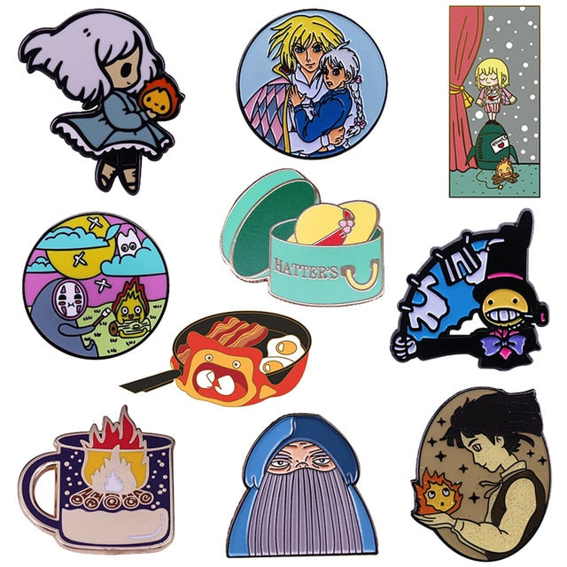 Howl's Moving Castle Pin Collection