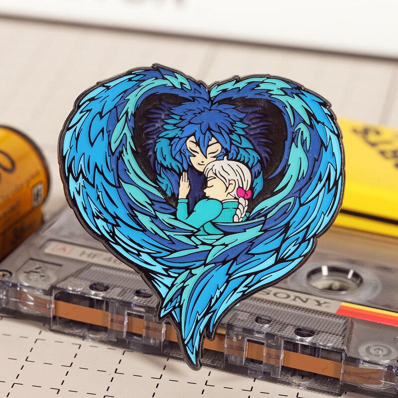 Howl's Moving Castle Heart Shaped Pin